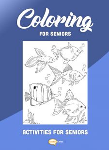 Coloring for Seniors - Fish Swimming